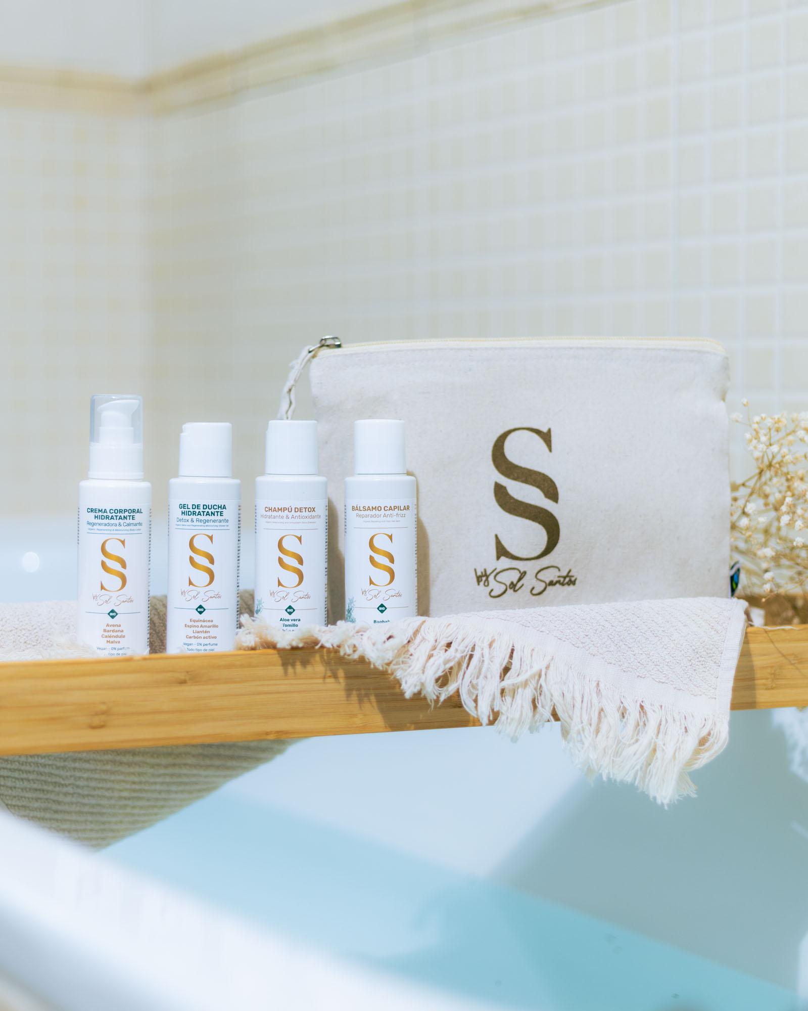 Pack 100ml x champú + bálsamo + gel + crema - Imagen 2