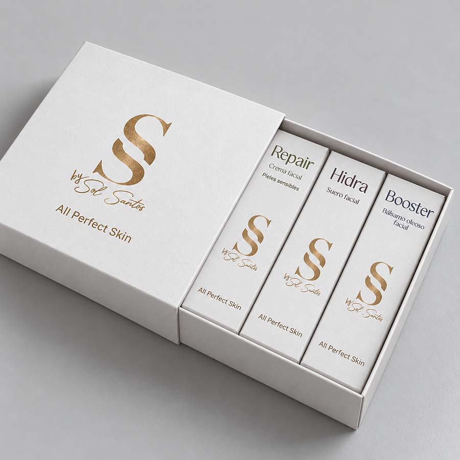 PACK cuidado facial cofre caja abierta