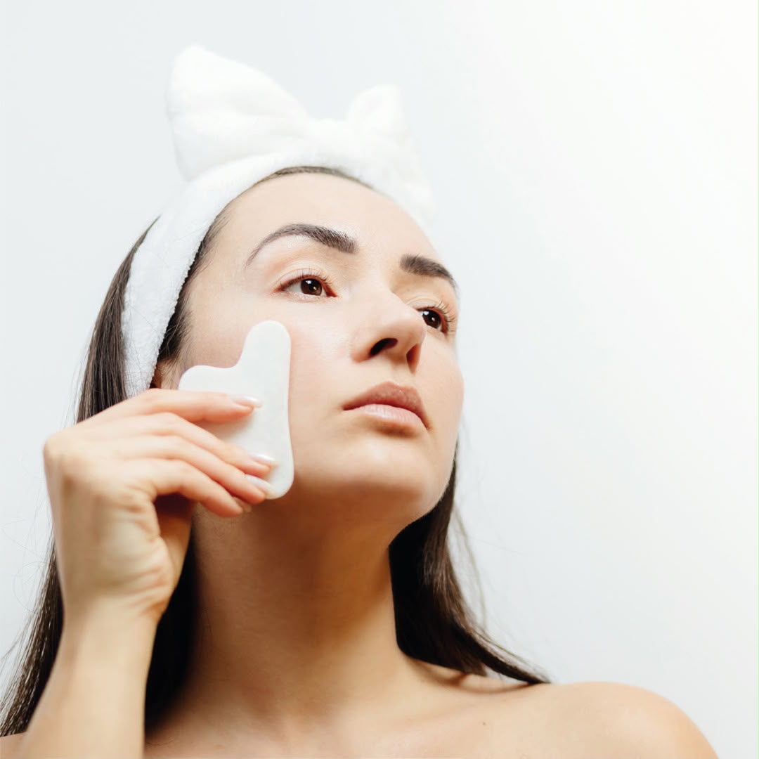 piedra guasha cuidado facial